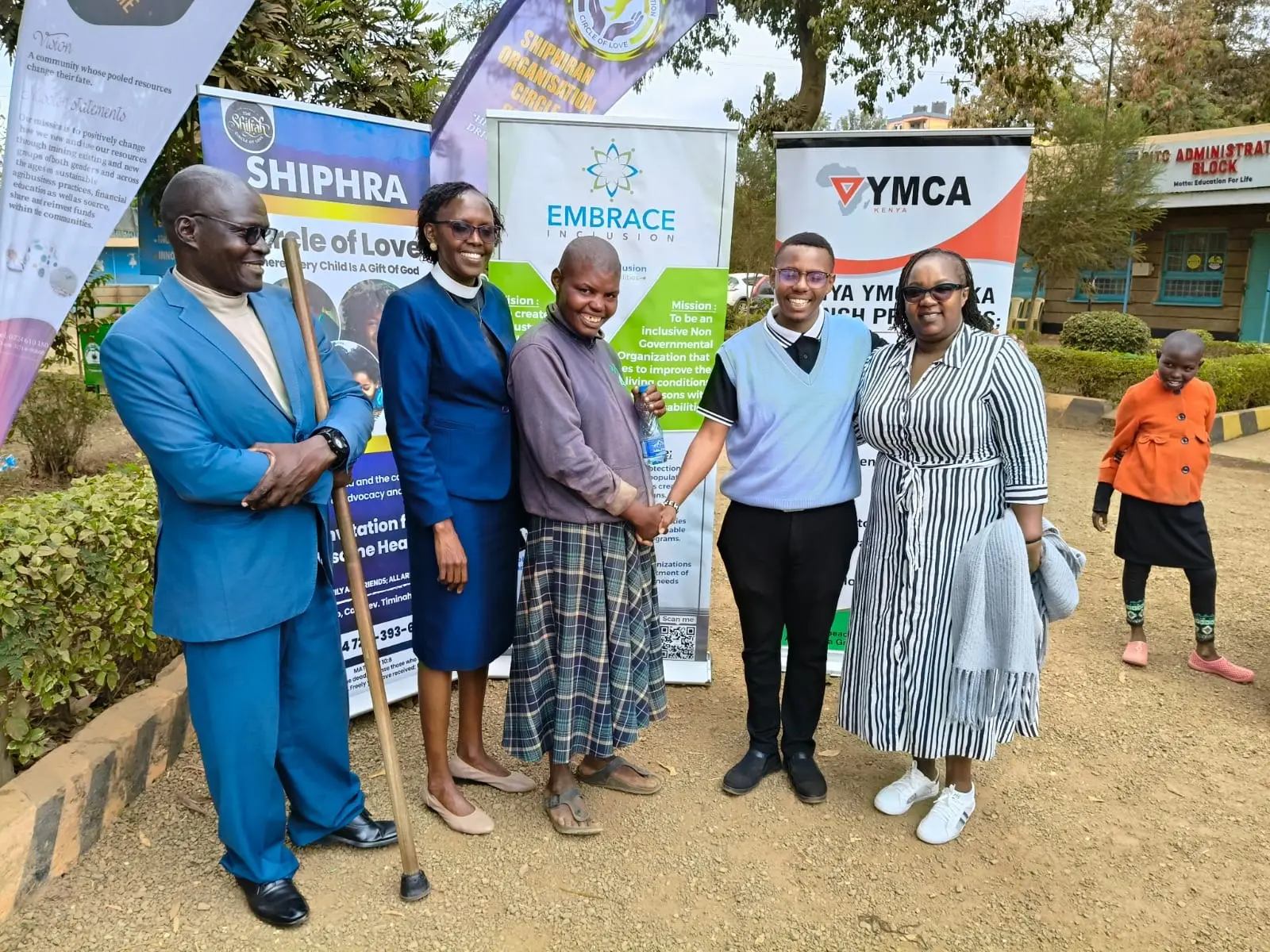 Rev. Irene with community program partners