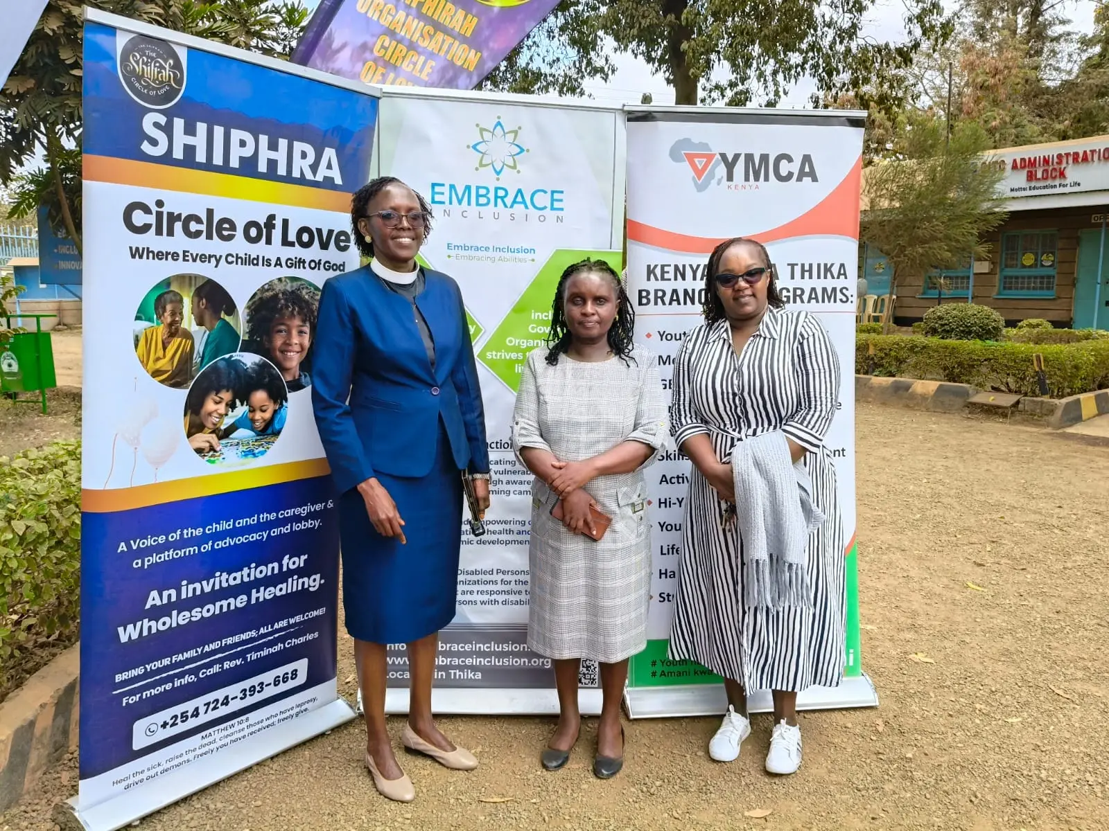 Rev. Irene with women at an inclusion gathering